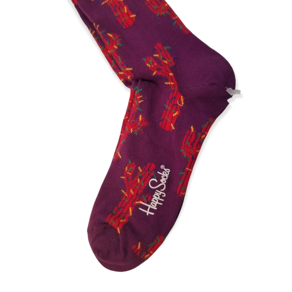 Happy Socks Cactus Socks NWT! Size Medium 8-12 - Picture 4 of 6